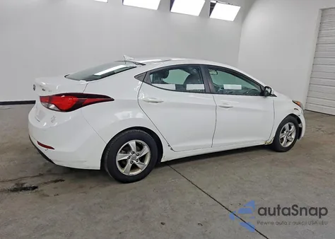 2014 Hyundai Elantra Se z USA, uszkodzony, nr VIN 5NPDH4AEXEH511737